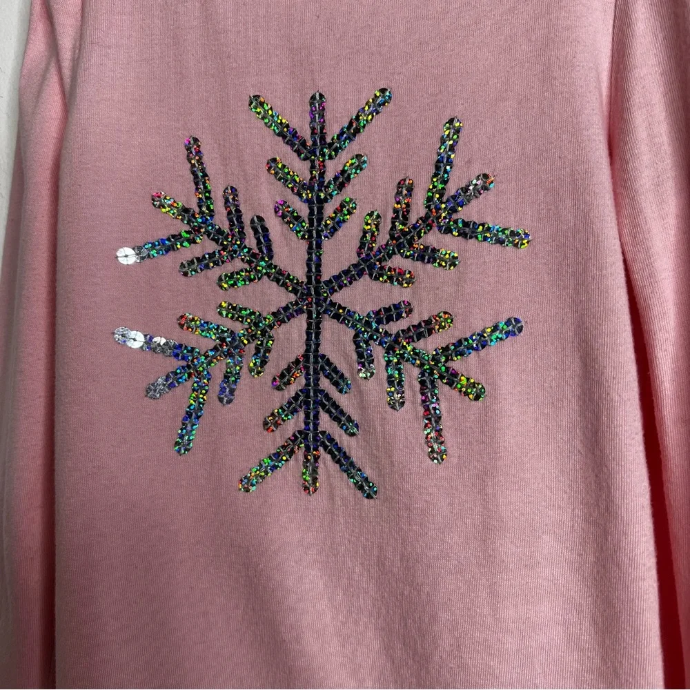 Gymboree Sequin Embellished Snowflake Tee